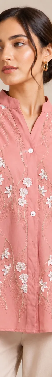 Pink shirt, view 1 of 2