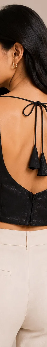 Black blouse, view 2 of 2