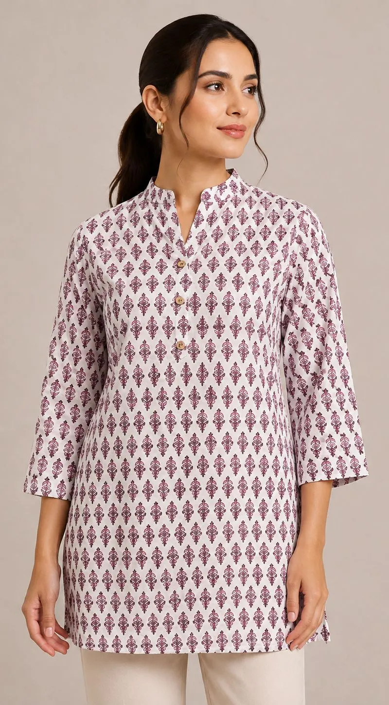 printed short kurti