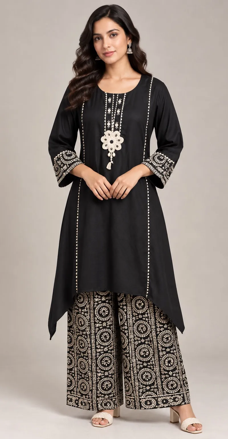 Black asymmetrical