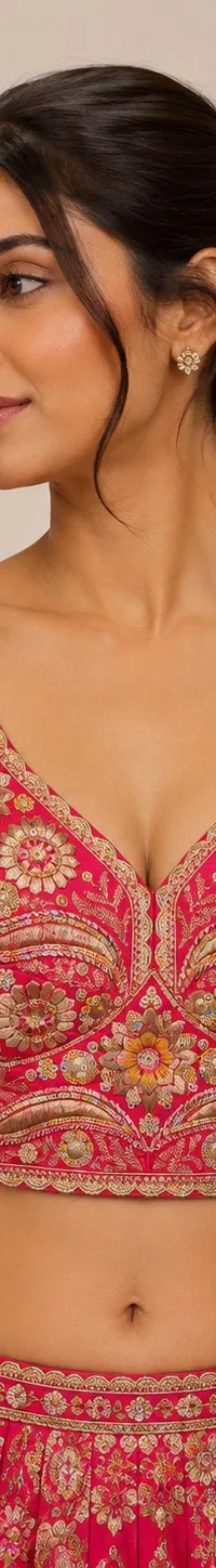 Pink embroidery, view 1 of 2