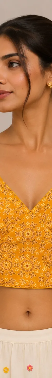 Yellow printed, view 1 of 2