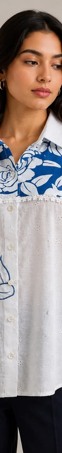 Floral shirt, view 1 of 2